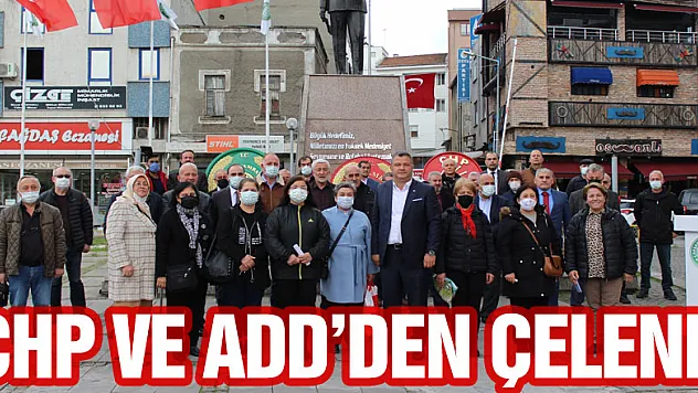 CHP ve ADD'den çelenk