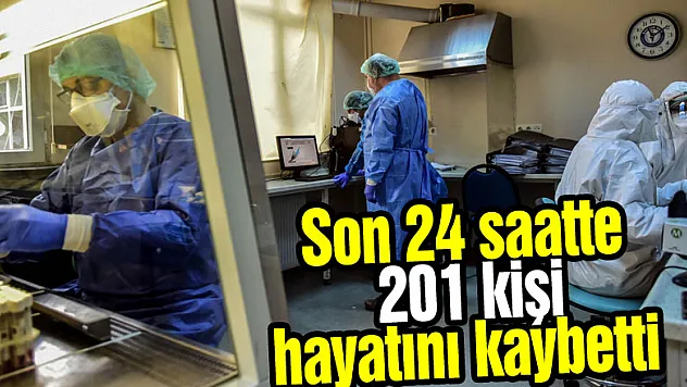 Son 24 saatte korona virüsten 201 kişi hayatını kaybetti