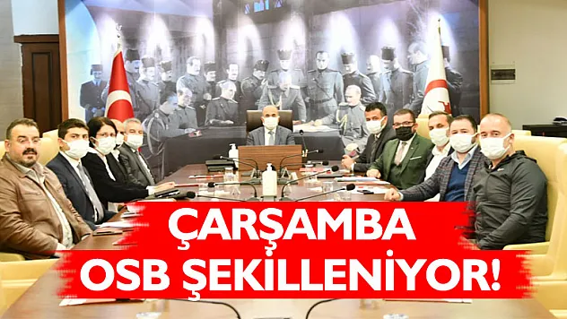 Çarşamba OSB şekilleniyor!