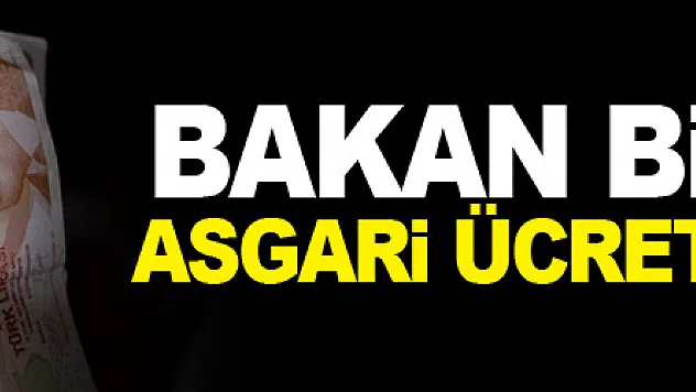 Çalışma ve Sosyal Güvenlik Bakanı Bilgin'den asgari ücret açıklaması!