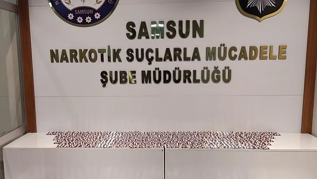 4 bin 596 kapsül uyuşturucu ele geçirildi: 2 gözaltı