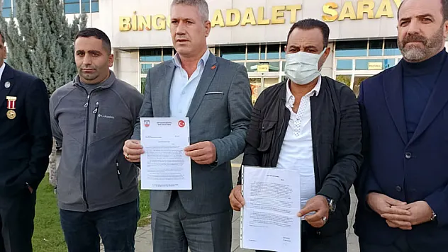Bingöl'de Türkkan hakkında 1 kuruşluk dava açılması için suç duyurusunda bulunuldu