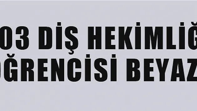 OMÜ'de 103 diş hekimliği öğrencisi beyaz önlük giydi