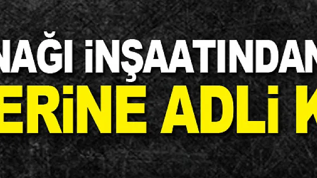 Hükümet konağı inşaatından 250 bin TL kablo hırsızlığı şüphelilerine adli kontrol