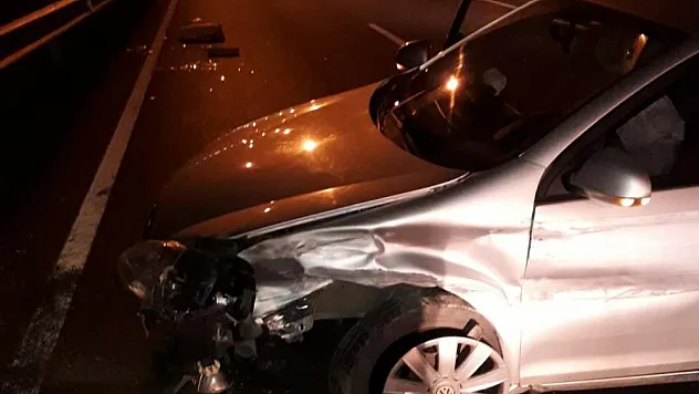 Kediye çarpmamak için kaza yaptı: 2 yaralı