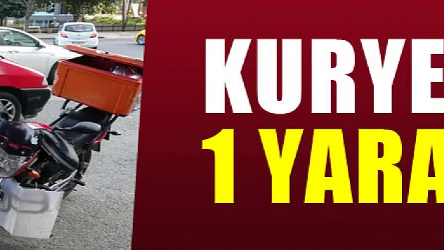 Samsun'da motosikletli kurye kazası: 1 yaralı