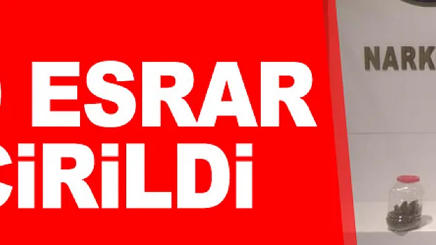 Samsun'da 2,8 kilo esrar ele geçirildi: 3 gözaltı
