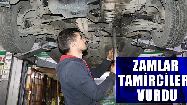 Oto yedek parçalarındaki artışlar tamircileri olumsuz etkiledi