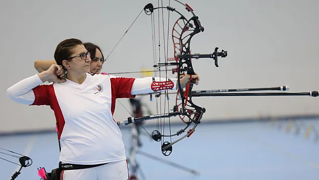 Türkiye Salon Okçuluk Federasyon Kupası müsabakaları Samsun'da başladı