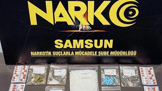 Samsun'da uyuşturucu ticaretinden 2 kişiye gözaltı