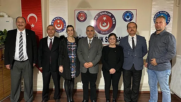 Türk Sağlık-Sen Samsun Şube Başkanlığına Gökhan Şahin seçildi
