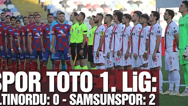 Spor Toto 1. Lig: Altınordu: 0 - Samsunspor: 2