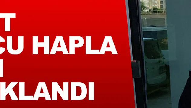 Bin 596 adet uyuşturucu hapla yakalanan şahıs tutuklandı