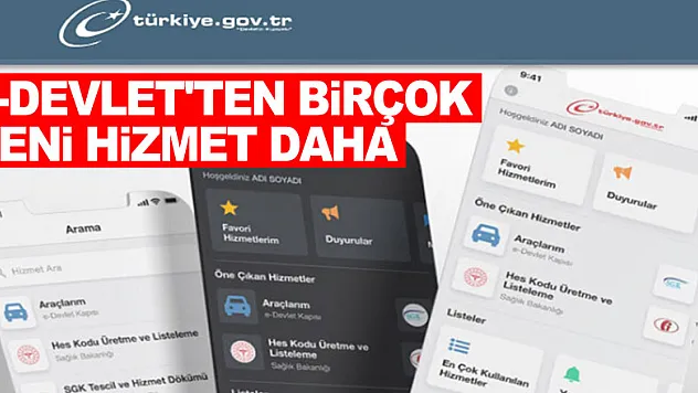 Milyonları kapsıyor! E-Devlet'ten birçok yeni hizmet daha
