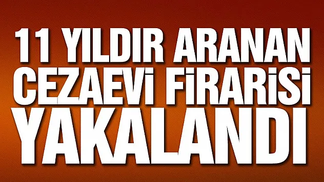 Samsun'da 11 yıldır aranan cezaevi firarisi sahte kimlikle yakalandı