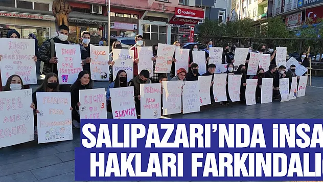 Salıpazarı'nda İnsan Hakları Farkındalığı