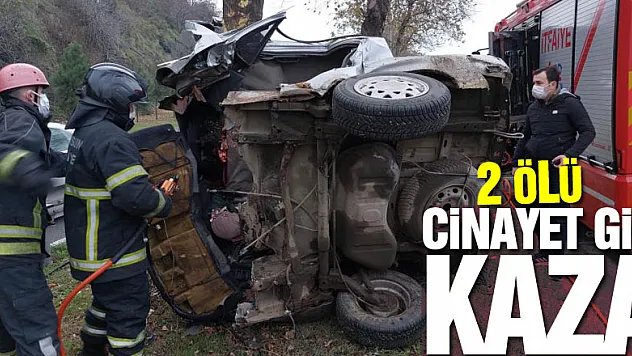 Cinayet gibi kaza: 2 ölü