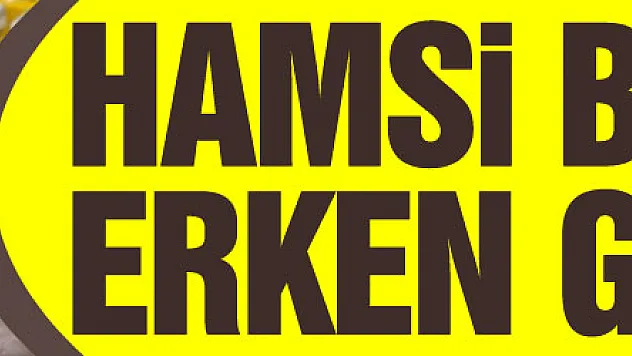 Hamsi bu sene erken göç etti