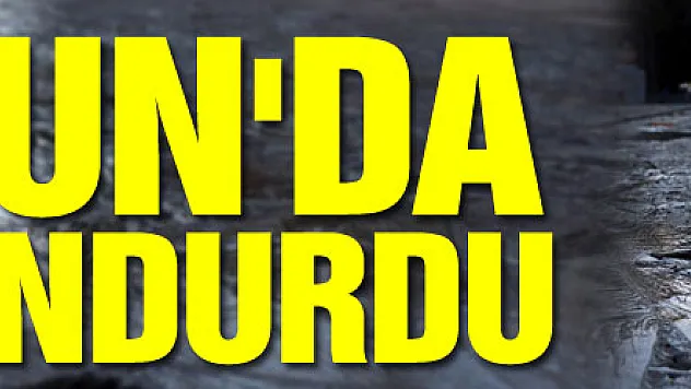 Samsun'da ayaz dondurdu