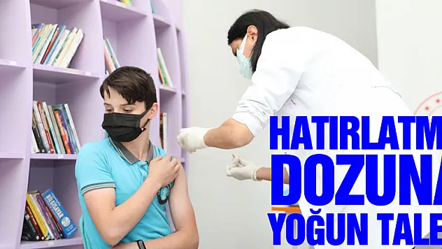 Samsun'da hatırlatma dozuna yoğun talep: 4 günde 40 bin aşı