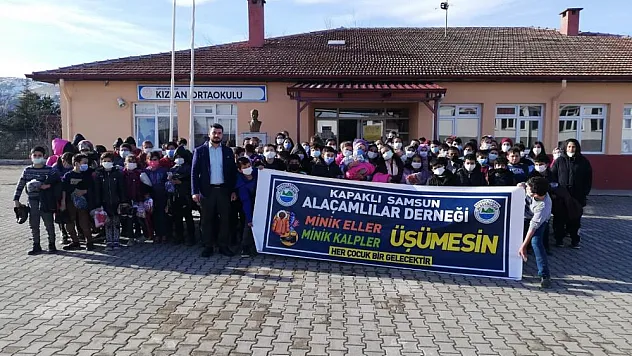 Tekirdağ'dan Samsun'a 'Minik Kalpler Üşümesin' kampanyası