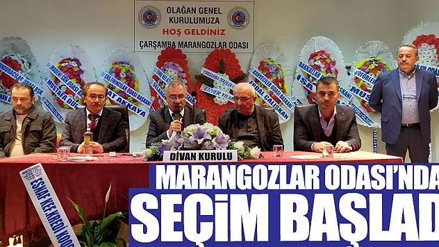 MARANGOZLAR ODASI'NDA  SEÇİM BAŞLADI