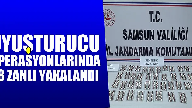 uyuşturucu operasyonlarında 28 zanlı yakalandı