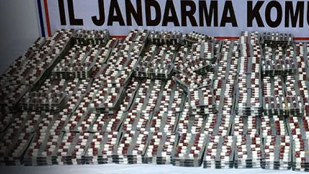 Samsun'da 10 bin 668 adet sentetik ecza ele geçirildi