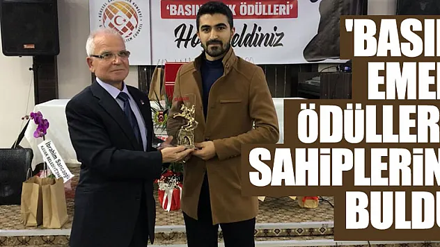 'Basın Emek Ödülleri' sahiplerini buldu