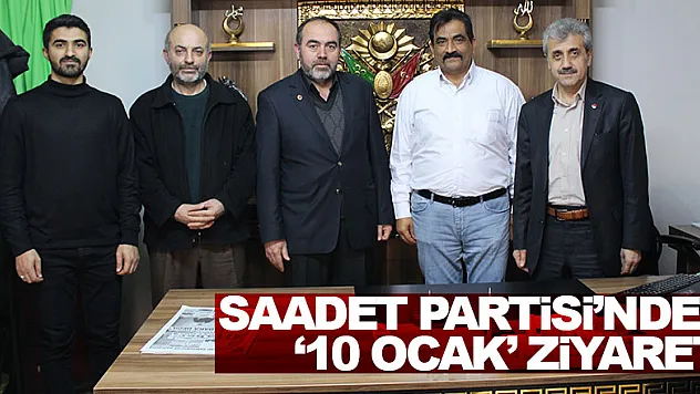Saadet Partisi'nden '10 Ocak' ziyareti 