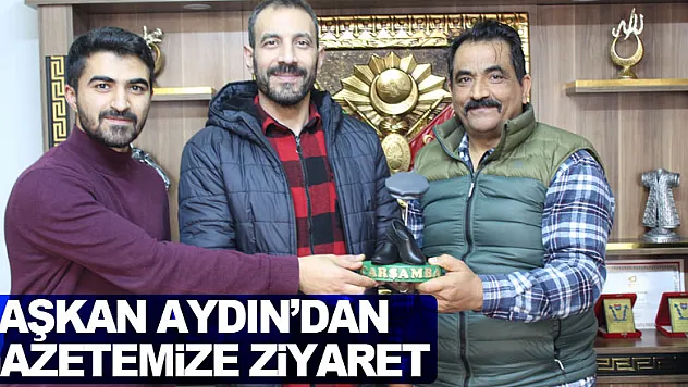 Başkan Aydın'dan gazetemize ziyaret