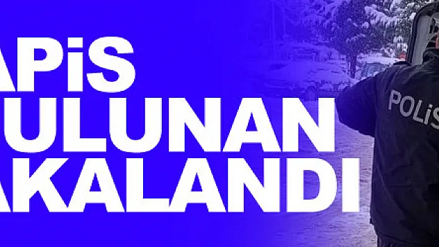 33 yıl hapis cezası bulunan şahıs yakalandı