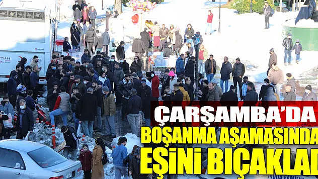 Boşanma aşamasındaki eşini bıçakladı
