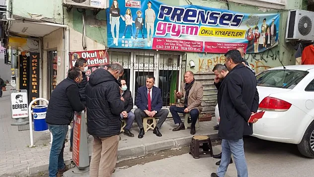 İYİ Parti Canik sokakta