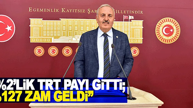 İYİ Parti'li Bedri Yaşar 'Elektrik Faturalarında %2'lik TRT Payı Gitti %127 zam geldi'