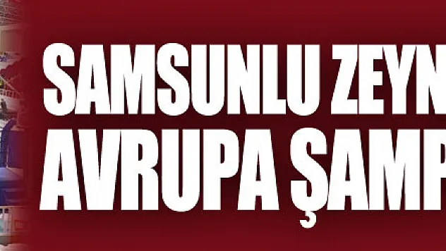 Samsunlu Zeynep, muay thai Avrupa şampiyonu oldu