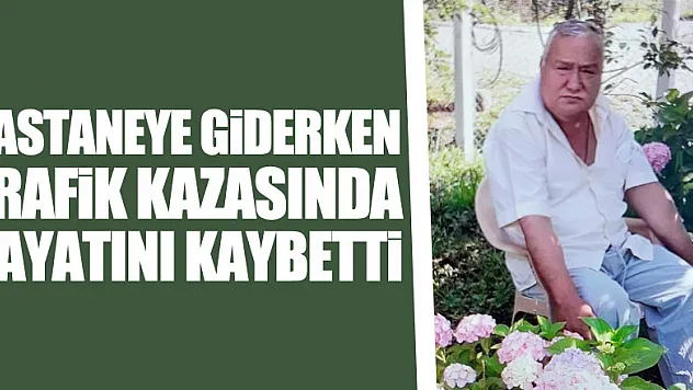 Hastaneye giderken ağaca çarpan araçtaki diyaliz hastası hayatını kaybetti