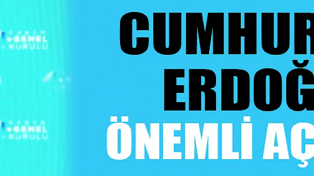 Cumhurbaşkanı Erdoğan'dan önemli açıklamalar