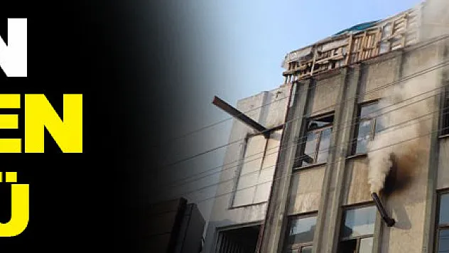 Mobilya üretim mağazası yandı: 2 kişi dumandan etkilendi