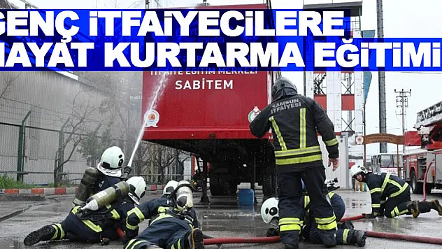 Genç itfaiyecilere hayat kurtarma eğitimi