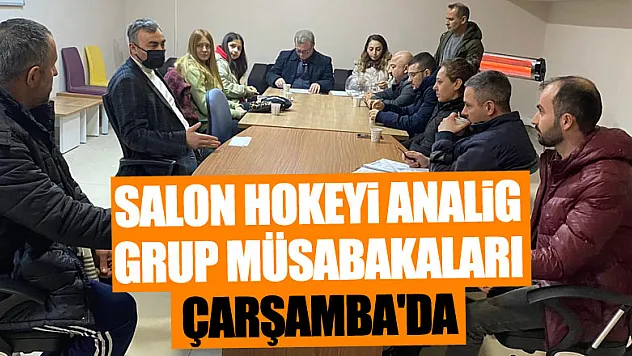 Salon Hokeyi Analig Grup Müsabakaları Çarşamba'da