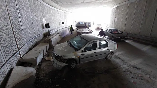 Samsun'da 'ucube' alt geçitte yine kaza: 2 yaralı