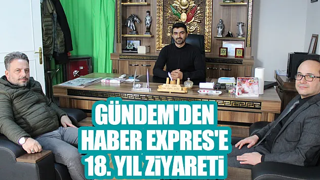 Gündem'den Haber Expres'e 18. Yıl ziyareti