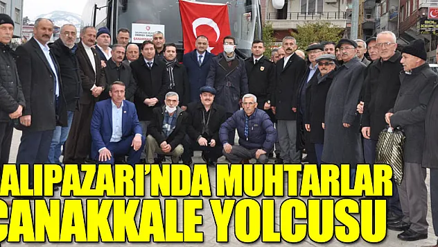 Salıpazarı'nda Muhtarlar Çanakkale Yolcusu