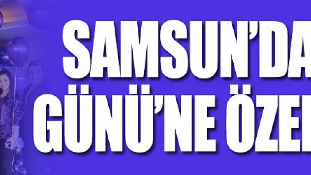 Samsun'dan Epilepsi Günü'ne özel mor parti