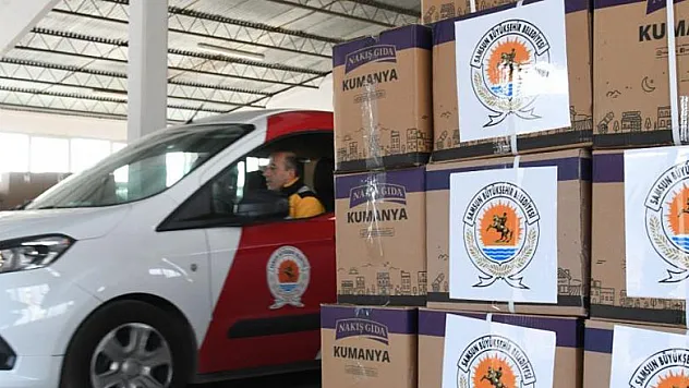 Büyükşehirden 20 bin aileye Ramazan yardımı