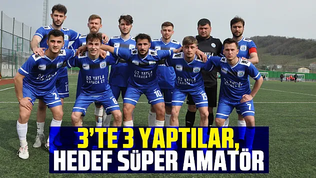 3'te 3 Yaptılar,Hedef Süper Amatör