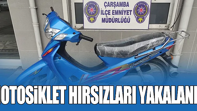 MOTOSİKLET HIRSIZLARI YAKALANDI