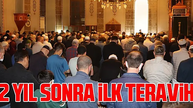 Samsun'da 2 yılın ardından ilk teravih  