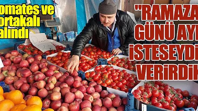 Domates ve portakalı çalınan manav hırsıza seslendi: 'Ramazan günü ayıp, isteseydin verirdik'